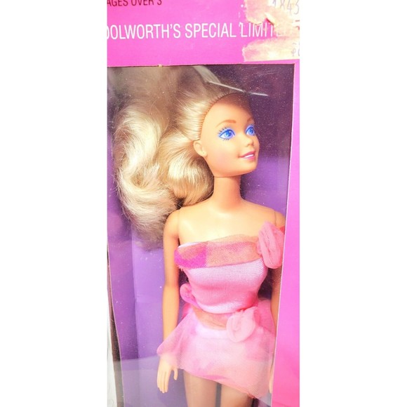 NRFB Barbie Special Expressions Woolworth's Special Limited 1990 Mattel #5504 - Picture 2 of 12